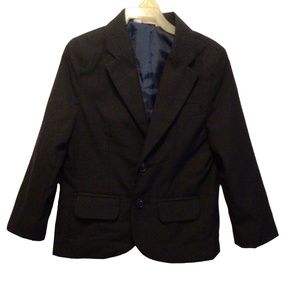 Cat And Jack Blazer Suit Coat Boys Size 4T Black Pocket Christmas Wedding Easter